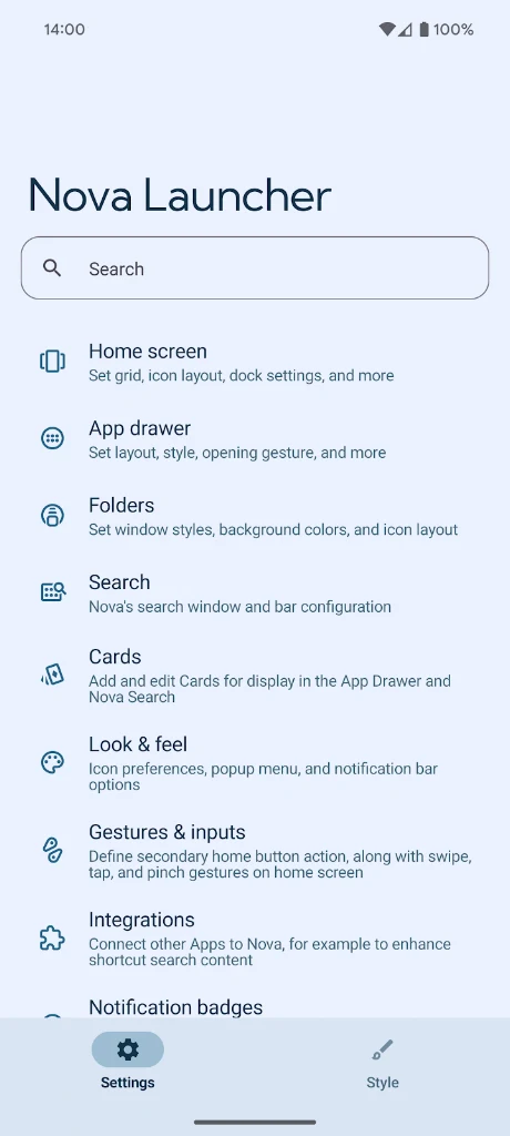 Nova Launcher: Home Screen screenshot